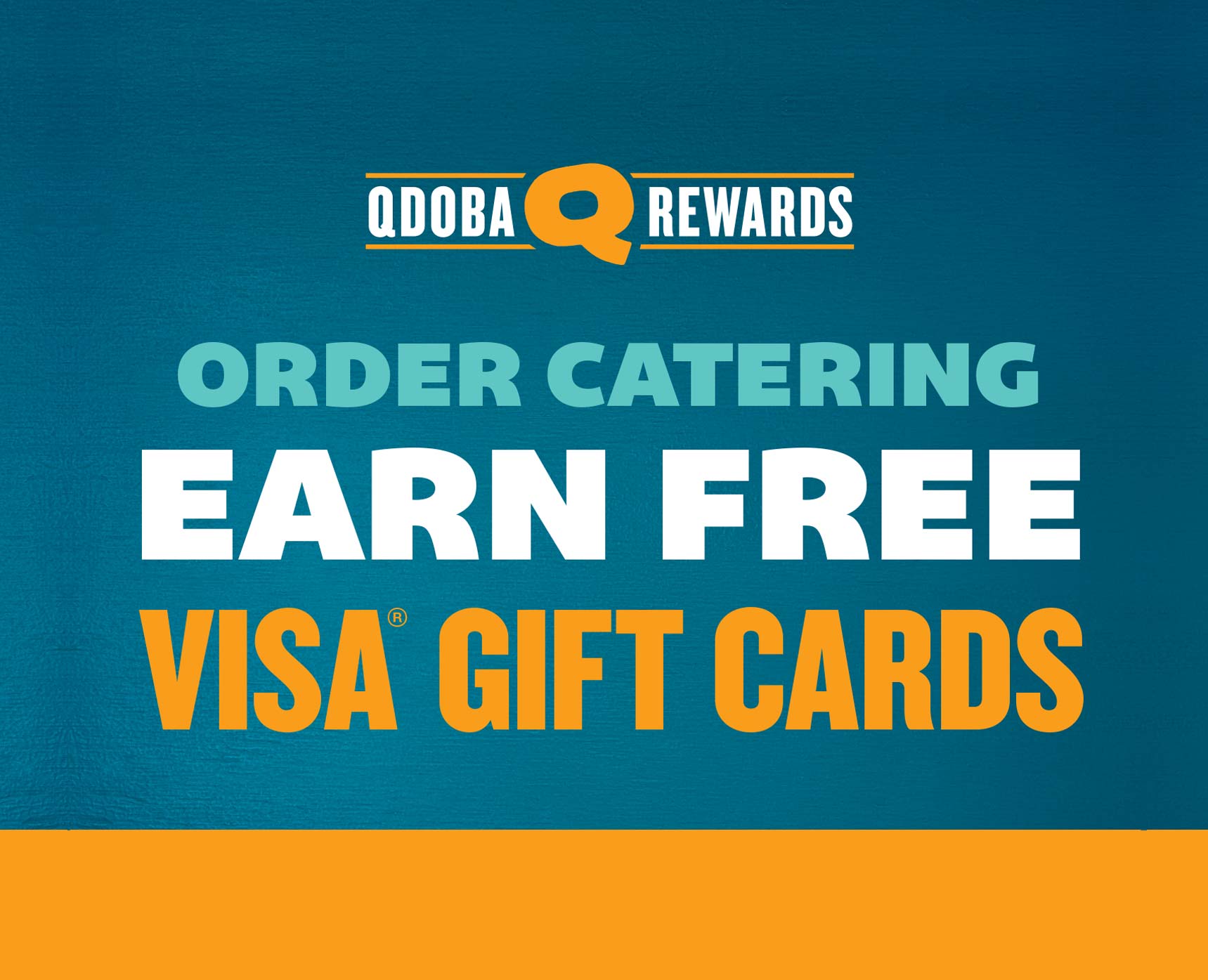 Catering Rewards From QDOBA
